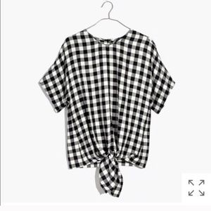 Madewell Gingham Top